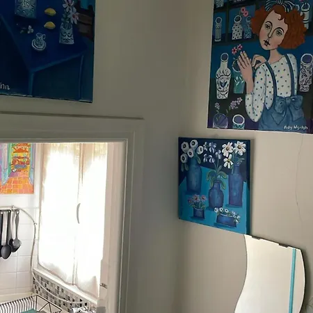 Welcome In The Cozy Blue Nest Pedestrian 아파트 멍똥